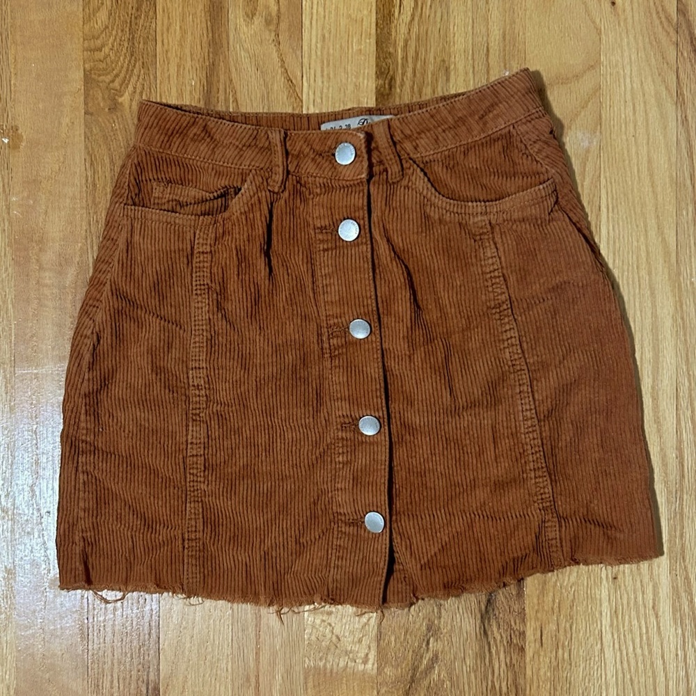 Corduroy Mini Skirt